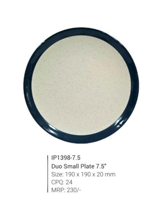 Picture of IP1398 - 7.5" Duo Quarter Plate