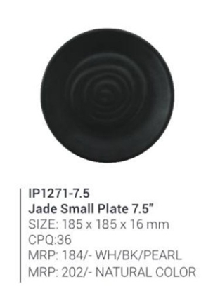 Picture of IP1271 - 7.5" Jade Round Small Plate Matte