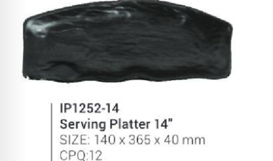 Picture of IP1252-14 Serving Platter 14"White(MF)