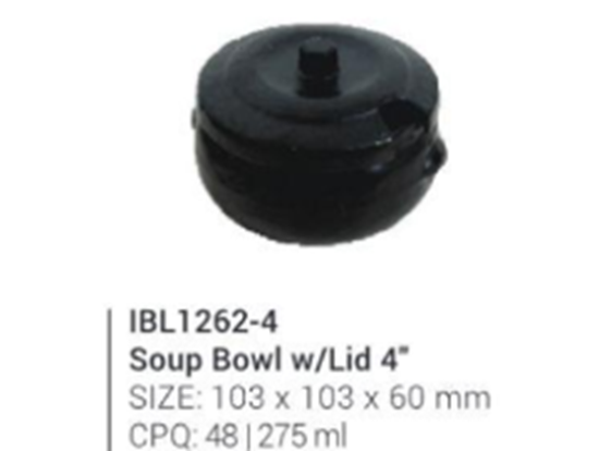 Picture of IBL1262-4 Soup Bowl with lid 4"